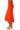 Red Flame Peachskin Flared Midi Skirt